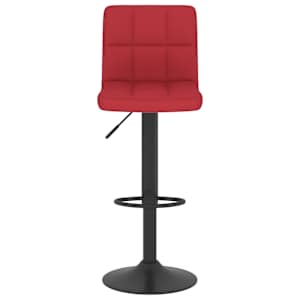 Barová židle vínová textil - obrázek 3