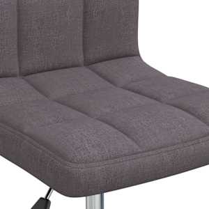 Otočná kancelářská židle taupe textil - obrázek 7