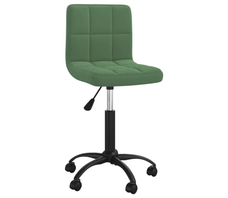 vidaXL Cadeiras de jantar giratorias 2 pcs veludo verde-escuro