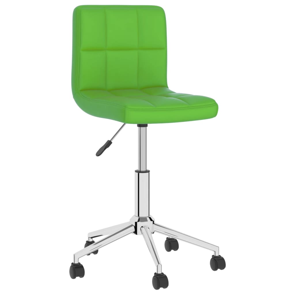 

vidaXL Eetkamerstoelen draaibaar 2 st kunstleer groen