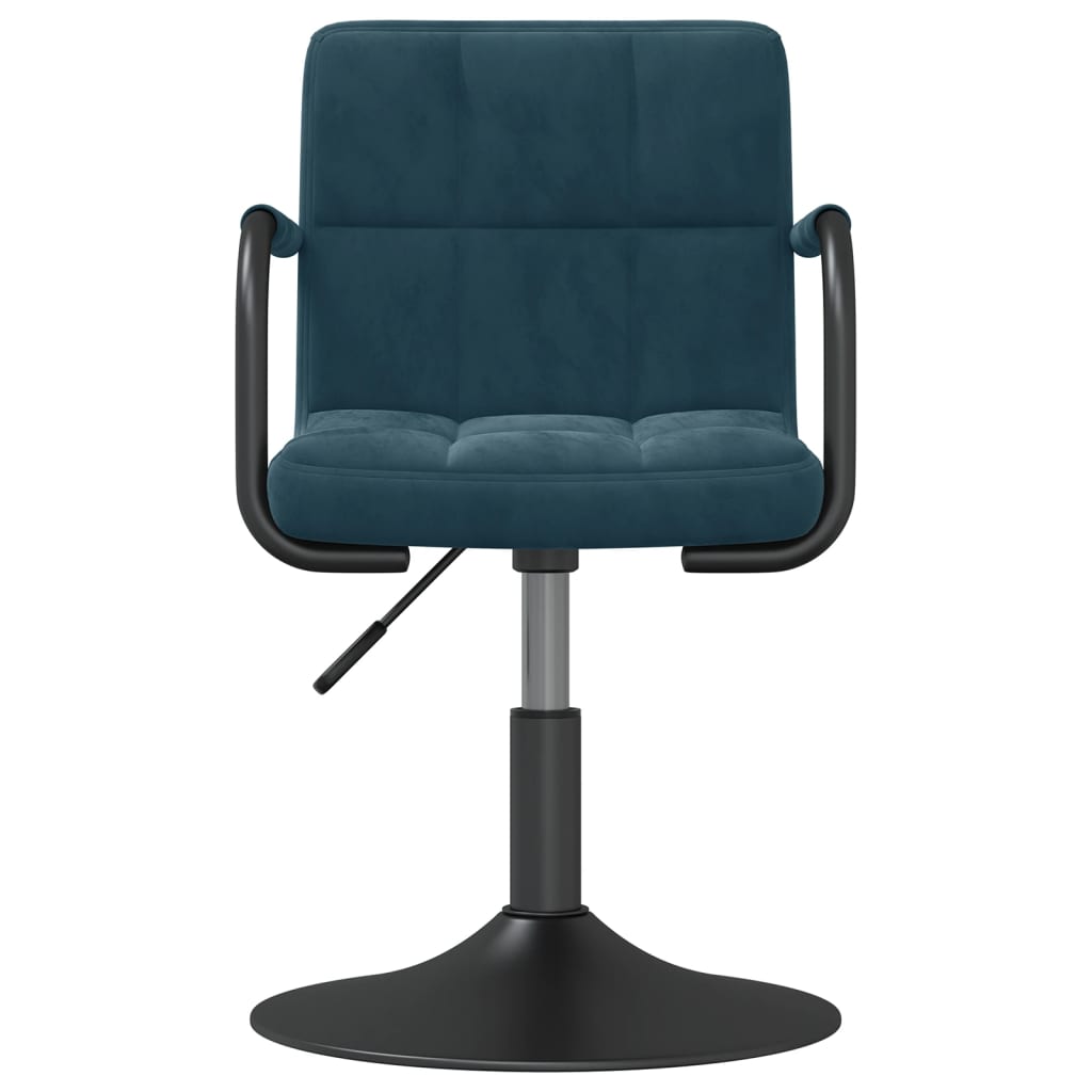 vidaXL Tabouret de bar Bleu Velours