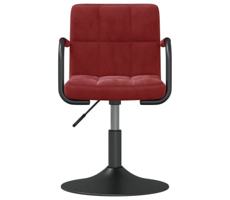 vidaXL Tabouret de bar Rouge bordeaux Velours