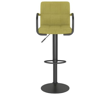 vidaXL Tabouret de bar Vert Tissu