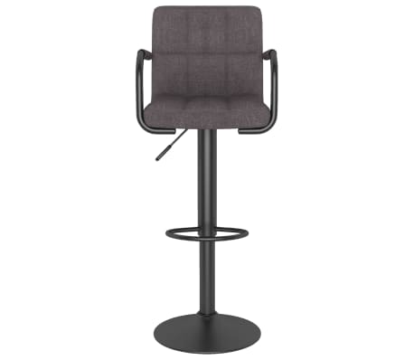 vidaXL Barkruk stof taupe