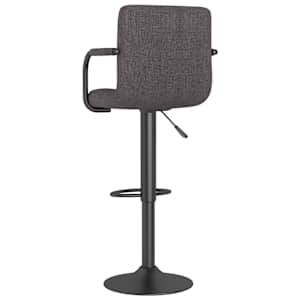Barové židle 2 ks taupe textil - obrázek 6