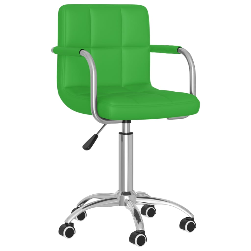 

vidaXL Eetkamerstoelen draaibaar 2 st kunstleer groen