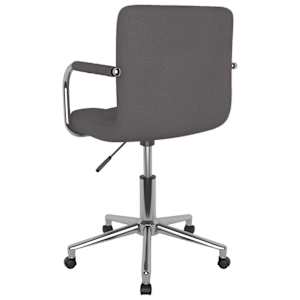 Otočná kancelářská židle taupe textil - obrázek 5