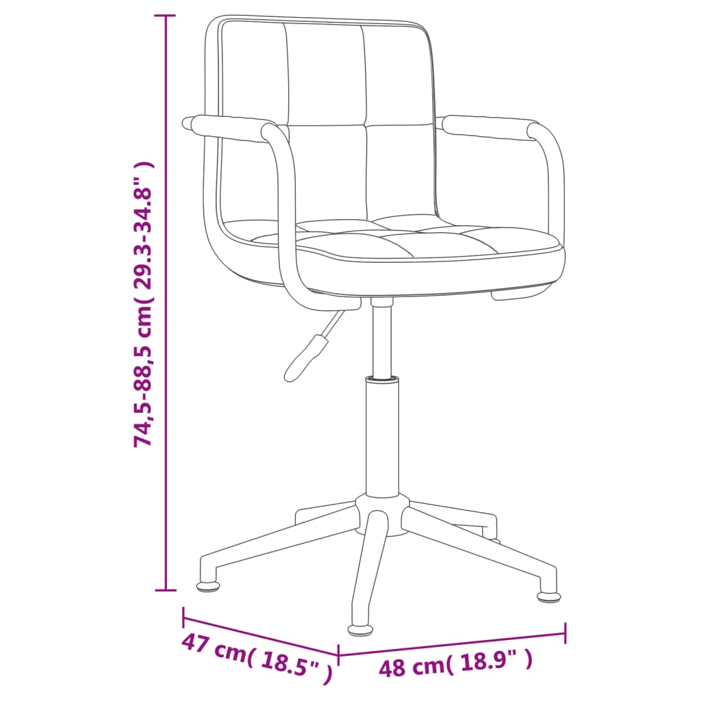 Otočné jedálenské stoličky 2 ks bledosivé zamatové