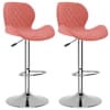 vidaXL baaripukid 2 tk, roosa, samet
