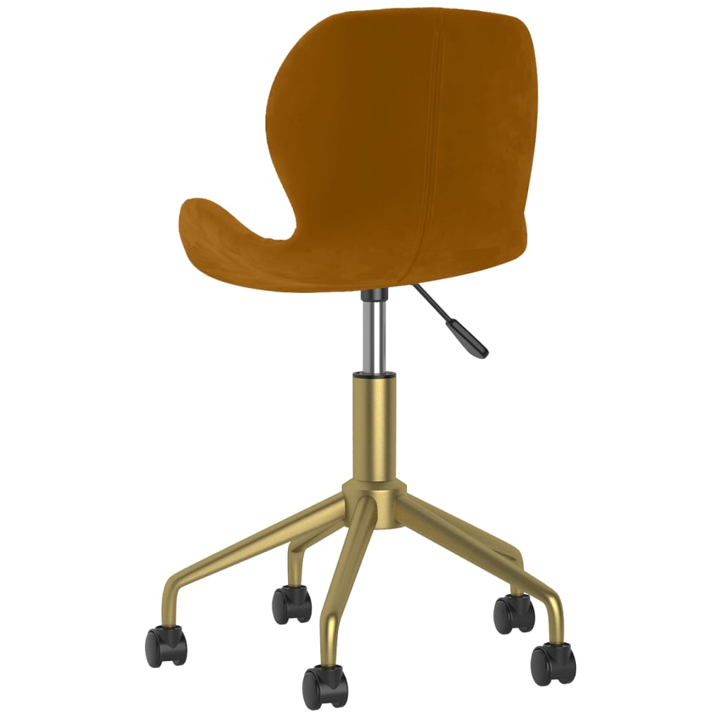 barna bársony forgó étkezőszék