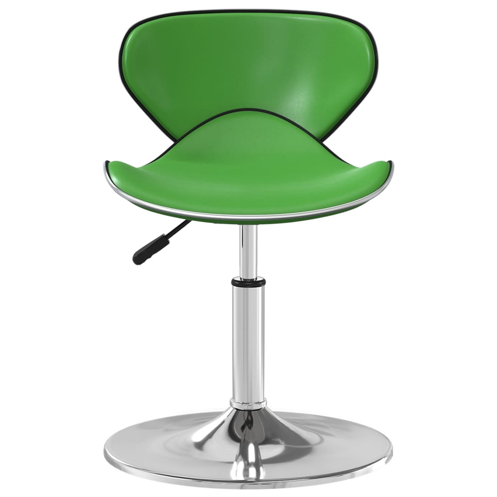 vidaXL Tabouret de bar Vert Similicuir