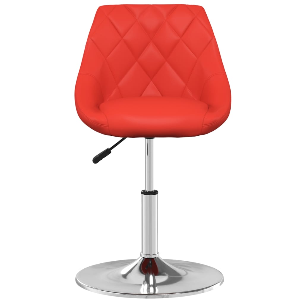 vidaXL spisebordsstol kunstlæder rød