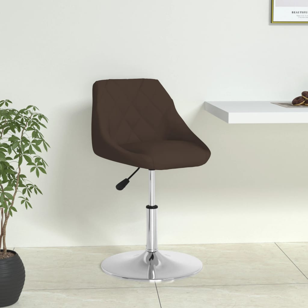 virtuves krēsls, brūna mākslīgā āda | Stepinfit.lv