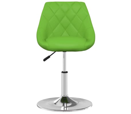 vidaXL Chaise de salle à manger Vert Similicuir