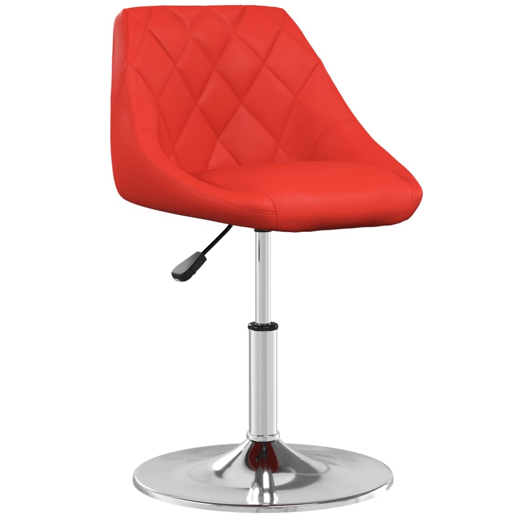 

vidaXL Eetkamerstoelen 2 st kunstleer rood