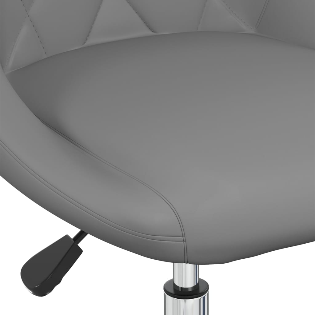 szürke műbőr irodai forgószék