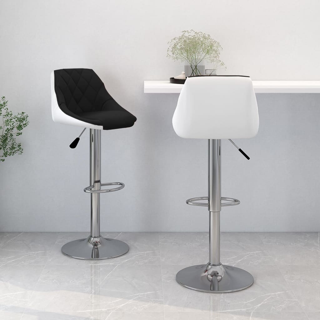 Black & white store bar stools