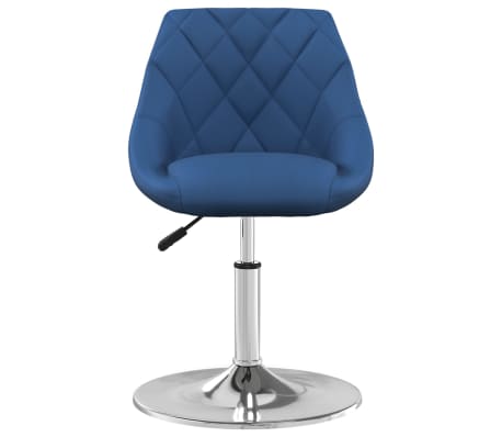 vidaXL Baro taburetė, mėlynos spalvos, aksomas