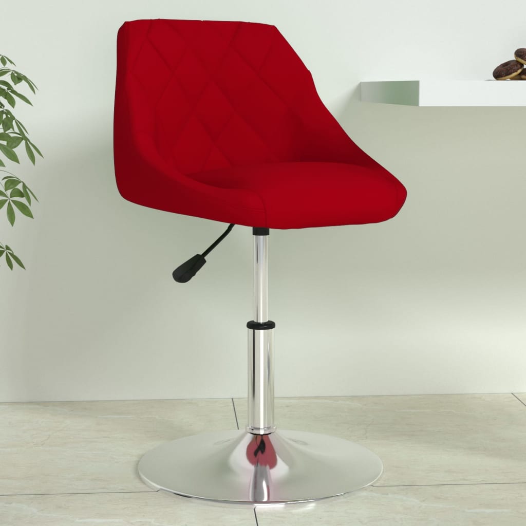 vida XL Barhocker Weinrot Samt