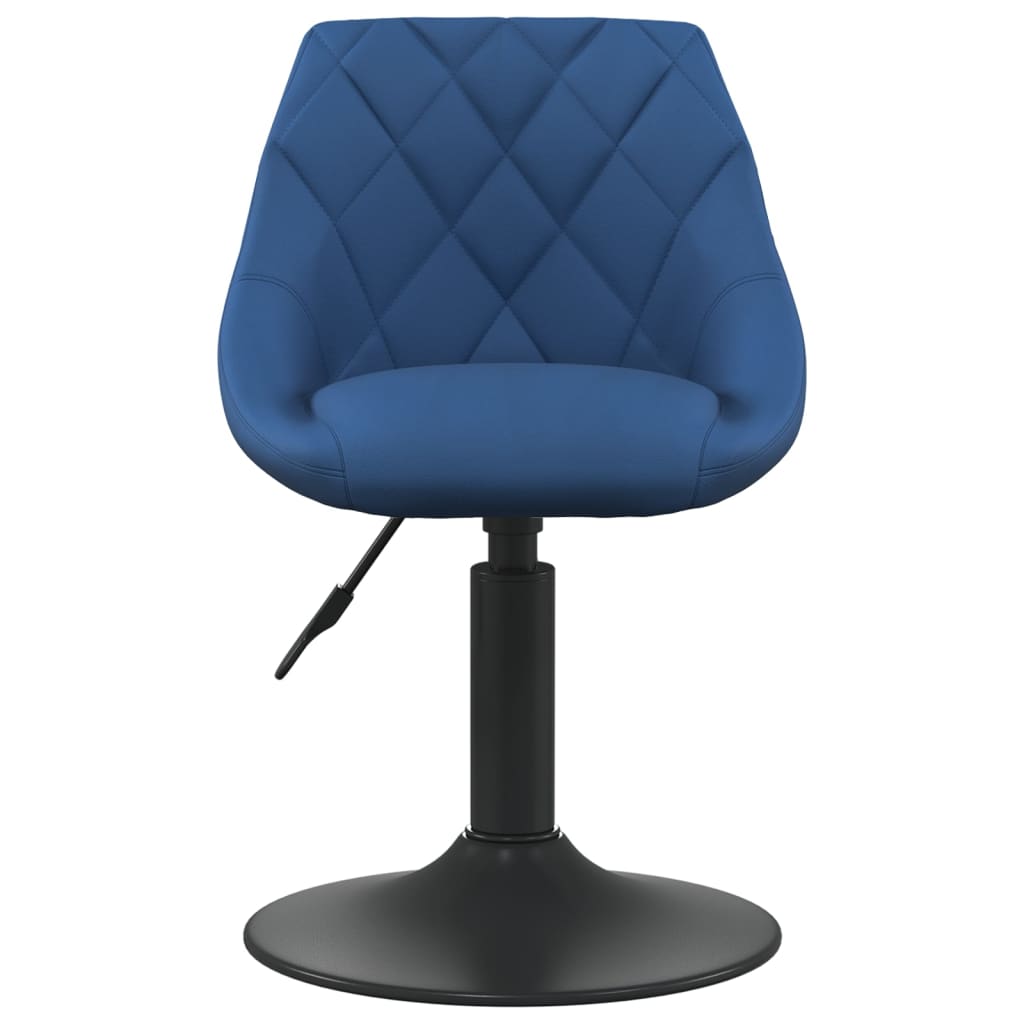 Thumbnail - vidaXL Barhocker Blau Samt