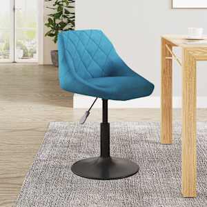 Barski stolček moder žamet