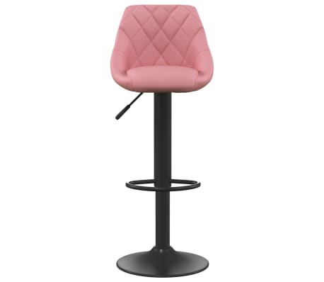 vidaXL Tabouret de bar Rose Velours