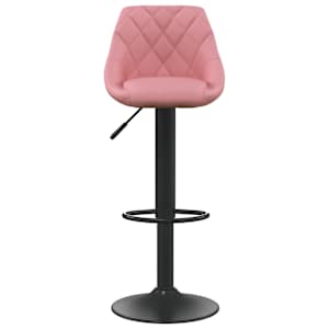 vidaXL Tabouret de bar Rose Velours