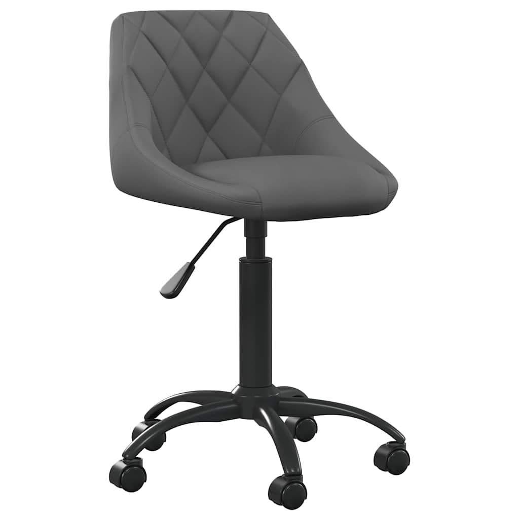 vidaXL Jídelní židle tmavě šedá samet
