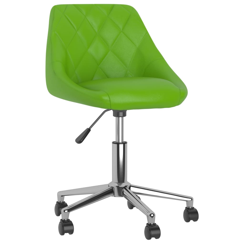 

vidaXL Eetkamerstoelen draaibaar 2 st kunstleer groen