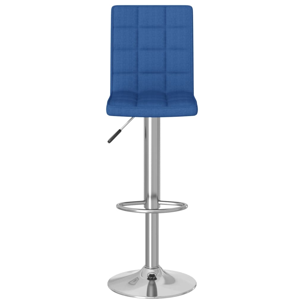 

vidaXL Barkruk stof blauw