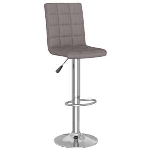 Barová židle taupe textil - obrázek 2