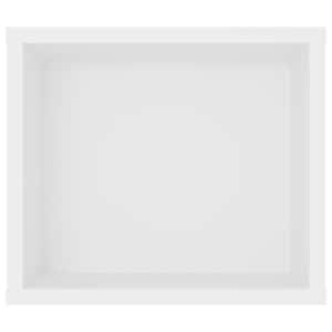 Závěsná TV skříňka bílá 100 x 30 x 26,5 cm dřevotříska - obrázek 5