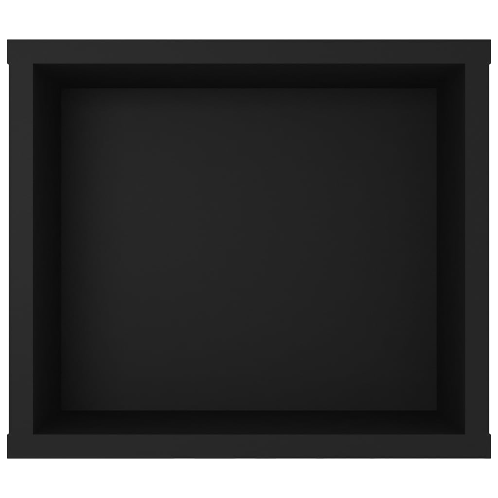 vidaXL Hanging TV Cabinet Black 39.3"x11.8"x10.4" Chipboard