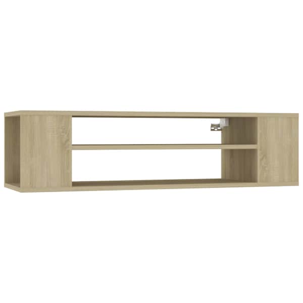 vidaXL Rippuv TV-kapp, Sonoma tamm, 100 x 30 x 26,5 cm, tehispuit