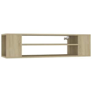 Závěsná TV skříňka dub sonoma 100 x 30 x 26,5 cm dřevotříska - obrázek 2