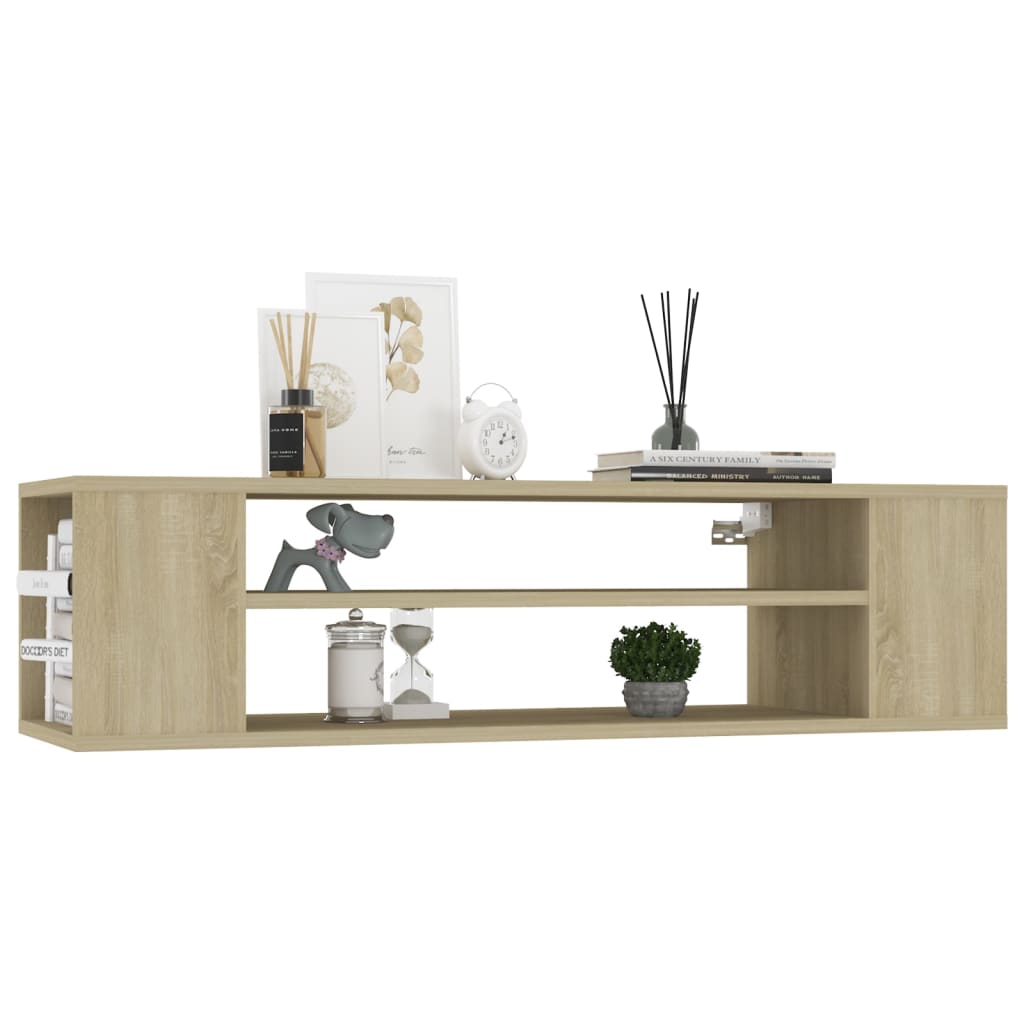

vidaXL Tv-hangmeubel 100x30x26,5 cm spaanplaat sonoma eikenkleurig