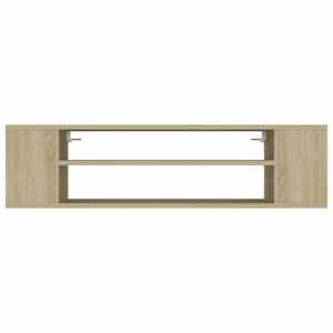 Závěsná TV skříňka dub sonoma 100 x 30 x 26,5 cm dřevotříska - obrázek 4