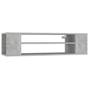 Závěsná TV skříňka betonově šedá 100 x 30 x 26,5 cm dřevotříska - obrázek 2