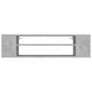 Závěsná TV skříňka betonově šedá 100 x 30 x 26,5 cm dřevotříska - obrázek 4