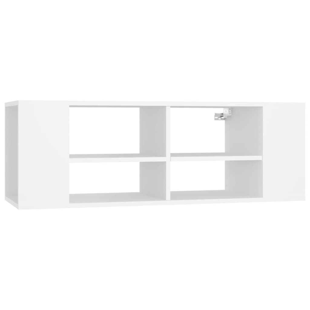 

vidaXL Wall-Mounted TV Cabinet White 40.2"x13.8"x13.8" Engineered Wood