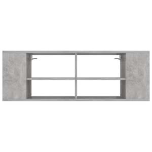 Nástěnná TV skříňka betonově šedá 102 x 35 x 35 cm dřevotříska - obrázek 4