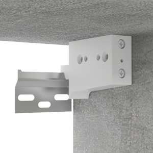 Nástěnná TV skříňka betonově šedá 102 x 35 x 35 cm dřevotříska - obrázek 6