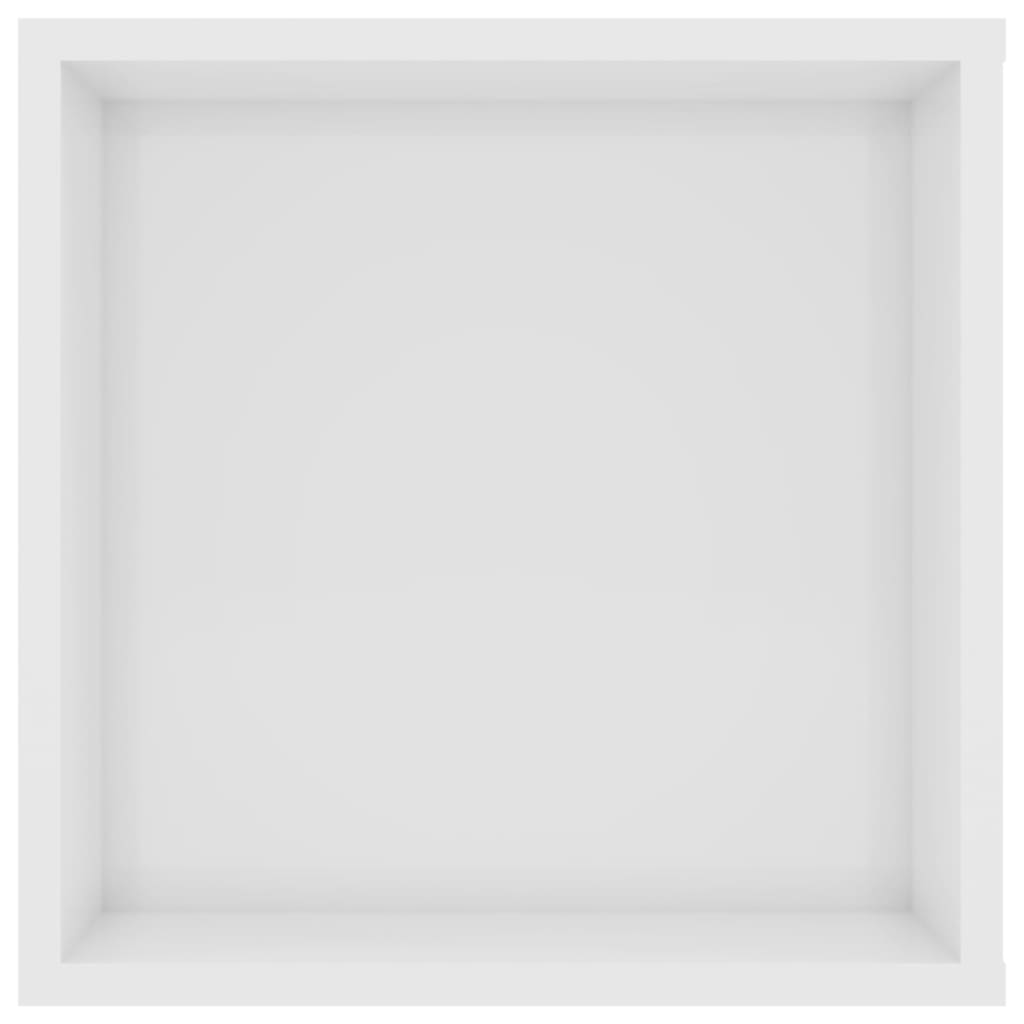 TV-Wandschrank Hochglanz-Weiß 102x35x35 cm Spanplatte