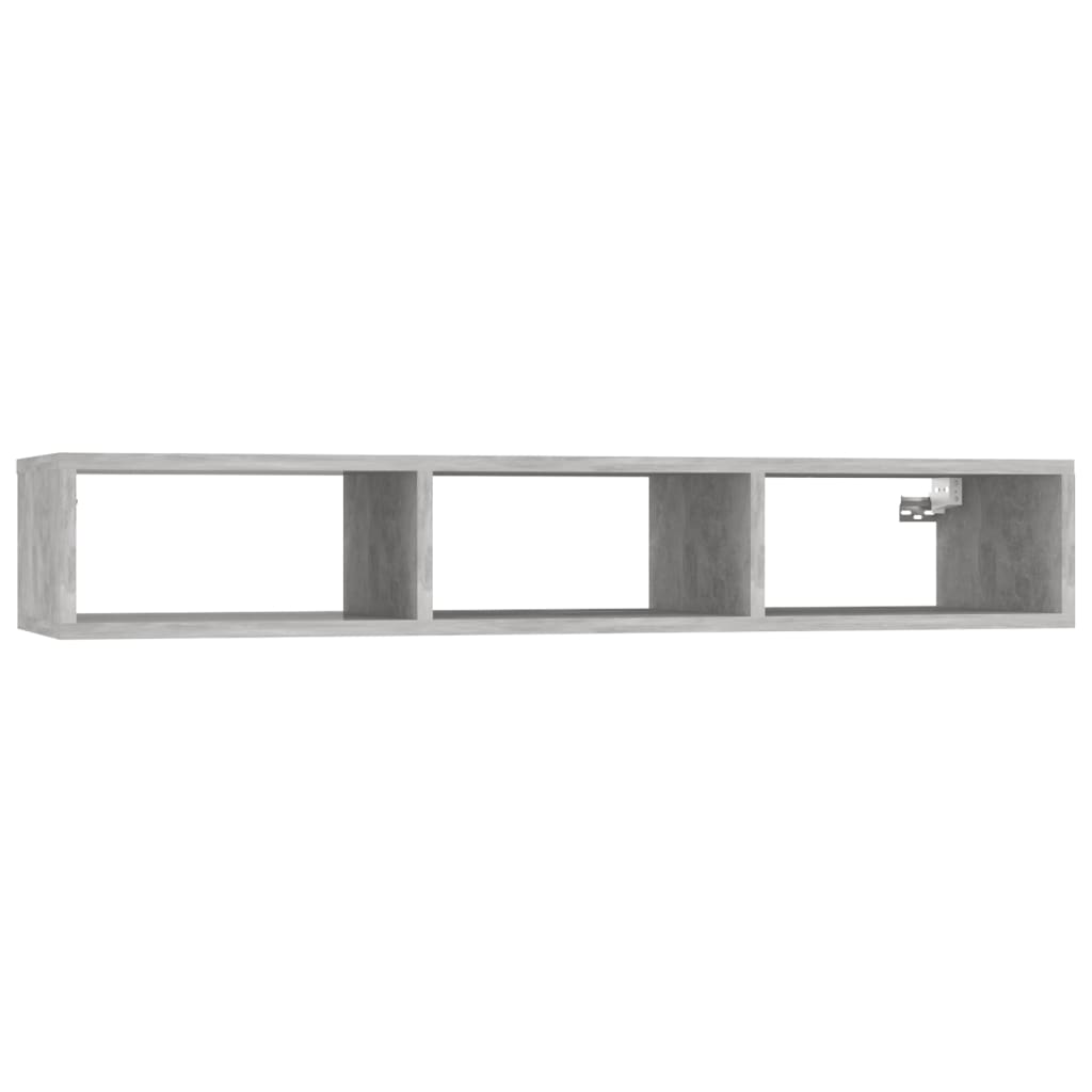 

vidaXL Wall Shelf Concrete Gray 40.2"x11.8"x6.7" Engineered Wood