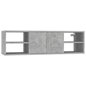 vidaXL seinariiul, betoonhall, 102 x 30 x 29 cm, puitlaastplaat