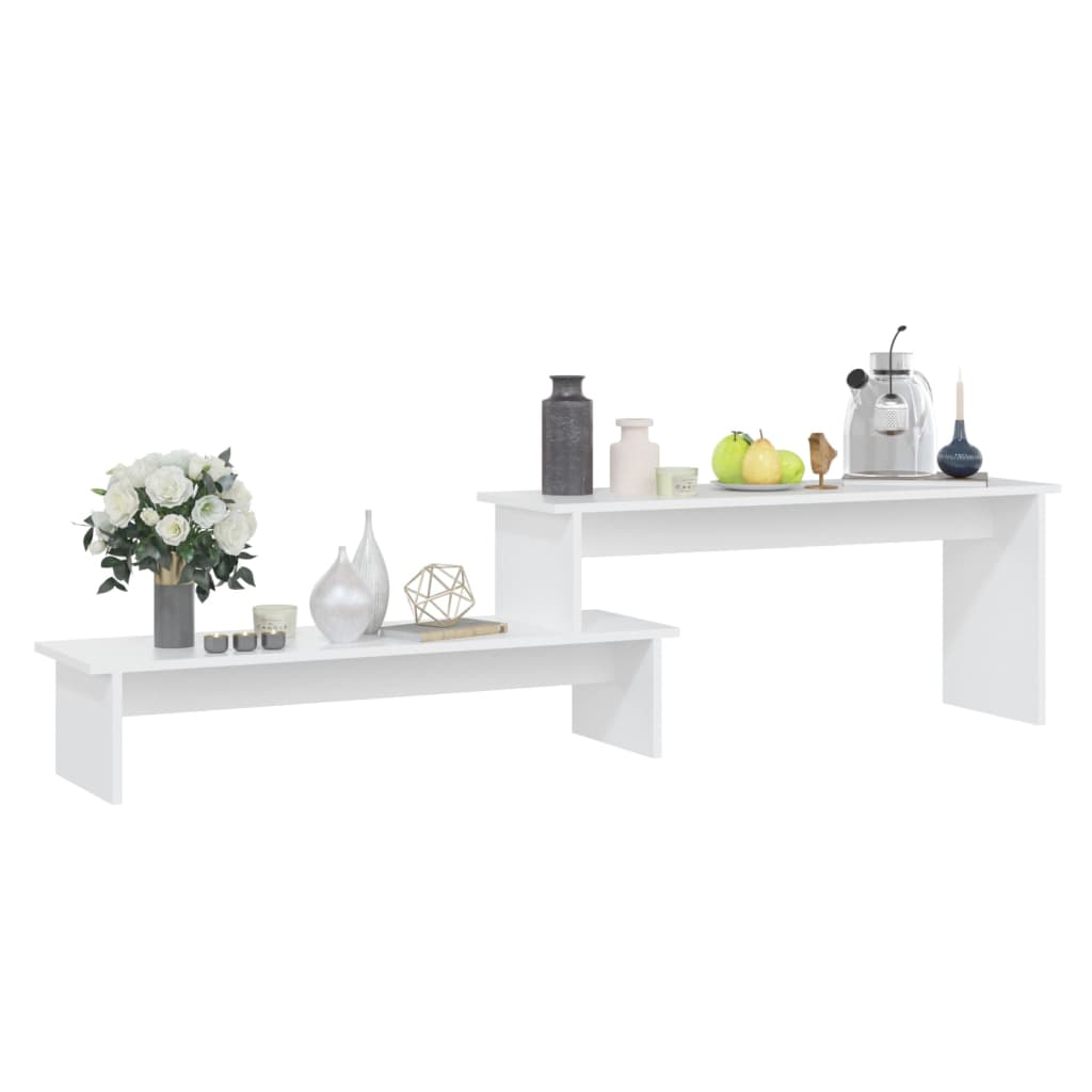 vidaXL Tv-meubel 180x30x43 cm bewerkt hout wit