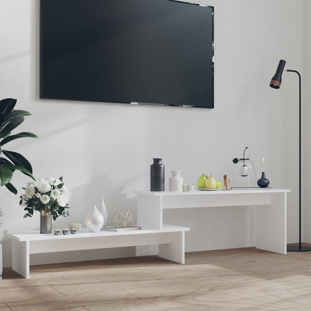 vidaXL Szafka pod TV, biaa, 180x30x43 cm, materia drewnopochodny