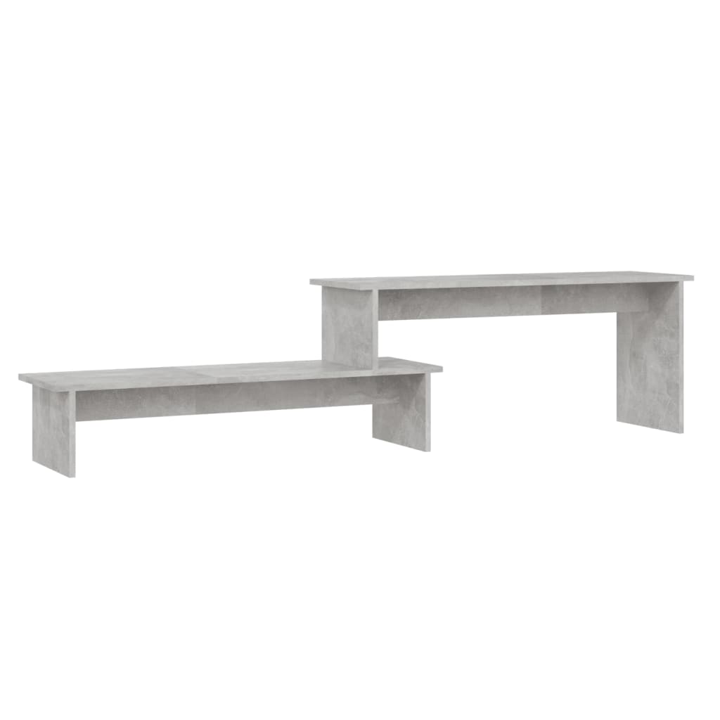 

vidaXL TV Cabinet Concrete Gray 70.9"x11.8"x16.9" Engineered Wood