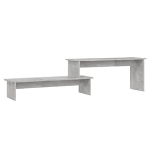 TV stolek betonově šedý 180 x 30 x 43 cm dřevotříska - obrázek 2