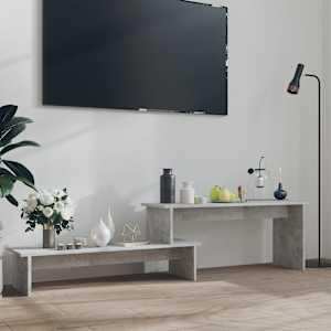 TV stolek betonově šedý 180 x 30 x 43 cm dřevotříska - obrázek 1
